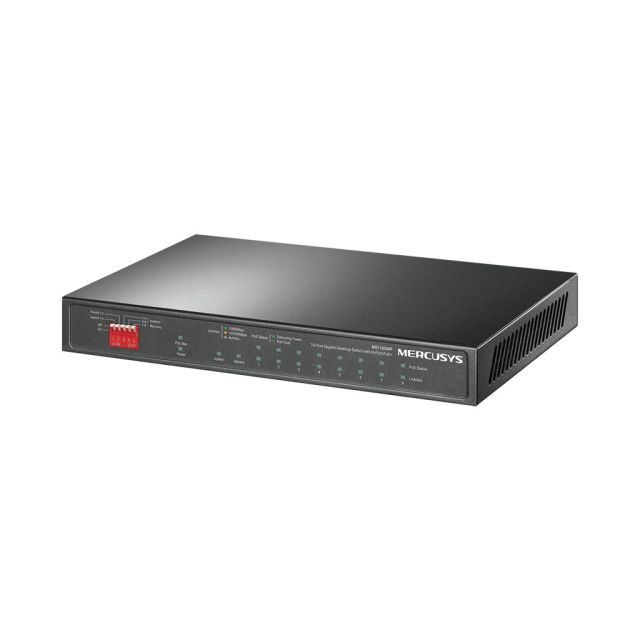 Mercusys MS110GMP: Έξυπνο και αξιόπιστο Gigabit PoE+ Switch για επαγγελματικές εγκαταστάσεις