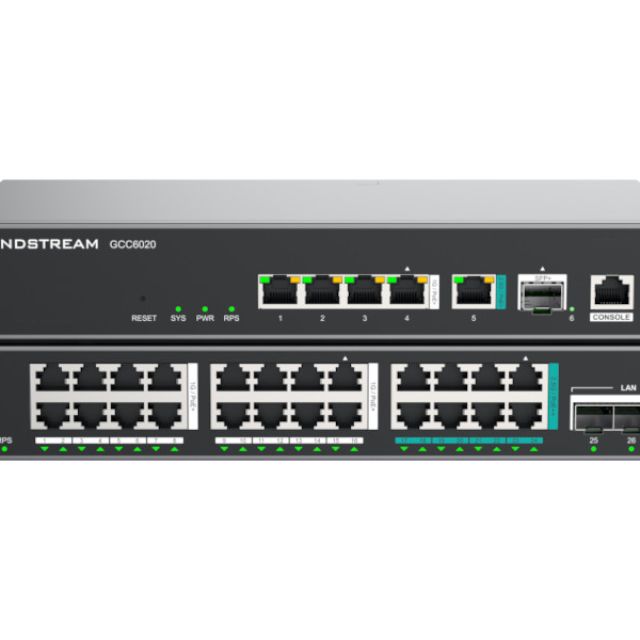 PartnerNET: Ενοποιήστε τις υποδομές δικτύου και επικοινωνιών σας με τη σειρά GCC6020 της Grandstream