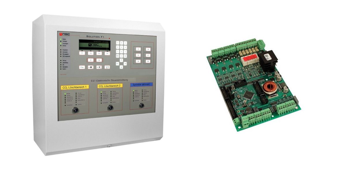 Κάρτα ελέγχου κατάσβεσης για τους πίνακες Solution F1 και Solution F2 της NSC