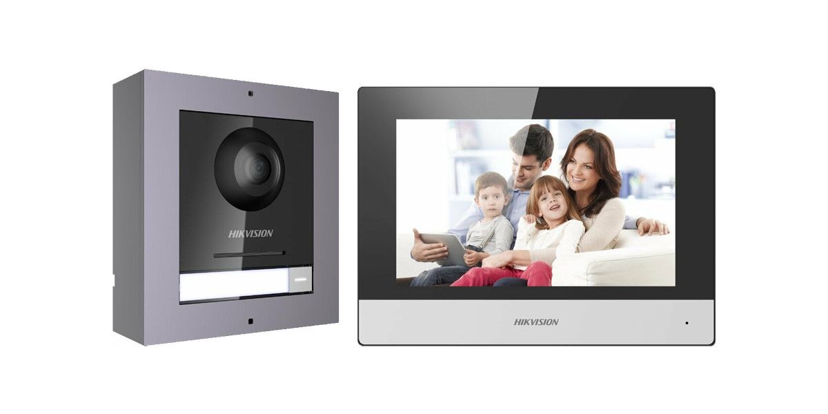 Hikvision DS-KIS602(B): Kit IP θυροτηλεόρασης με οθόνη αφής 7”
