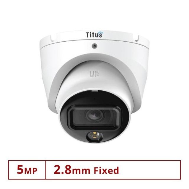 Eagle TD-5COL-IL-TUR-FW Titus: HDCVI Eyeball Camera με διπλό φωτισμό και ανάλυση 5MP