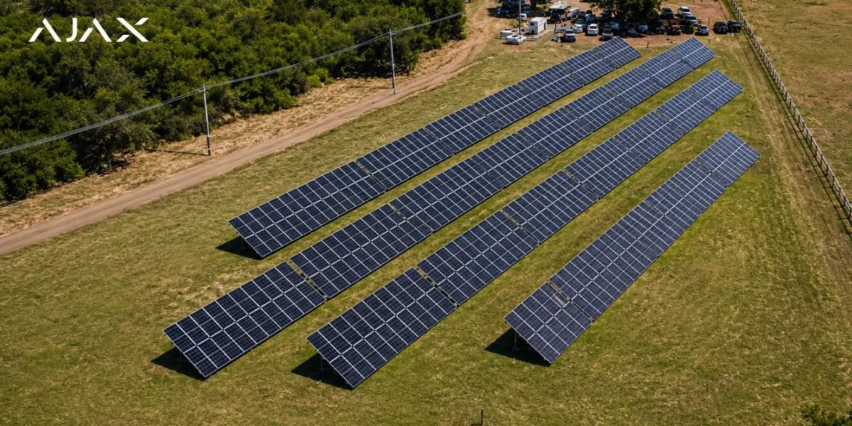 Σημαντικό έργο περιμετρικής προστασίας σε φωτοβολταϊκό πάρκο από την Ajax Systems