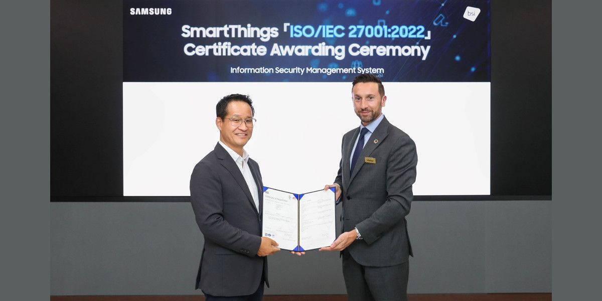 Samsung: Έλαβε πιστοποίηση ISO 27001 για την εφαρμογή SmartThings