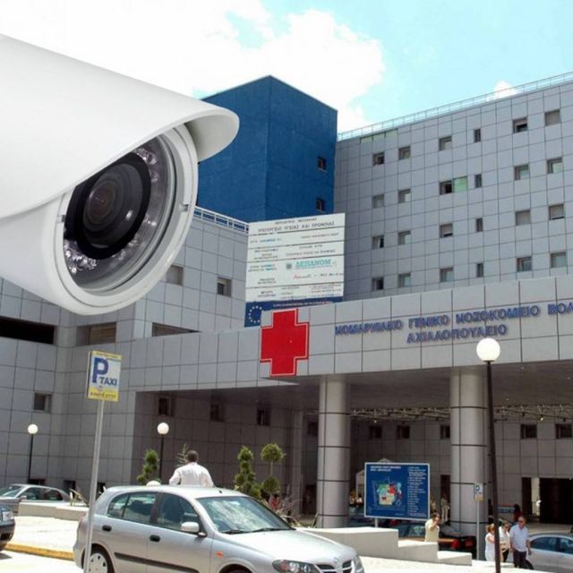 Οι κάμερες «έπιασαν» τον ληστή στο νοσοκομείο του Βόλου