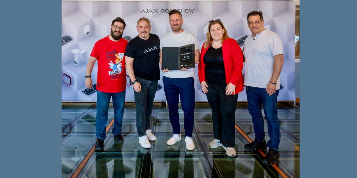 Η KEEPER Group τιμήθηκε από την Ajax Systems