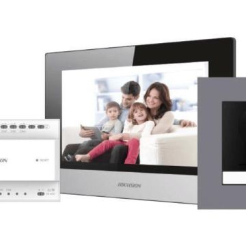 Hikvision DS-KIS702Y: Kit IP θυροτηλεόρασης 2 καλωδίων κατάλληλο για μονοκατοικίες