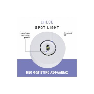 Nέα Φωτιστικά Ασφαλείας της σειράς Chloe Spot Light