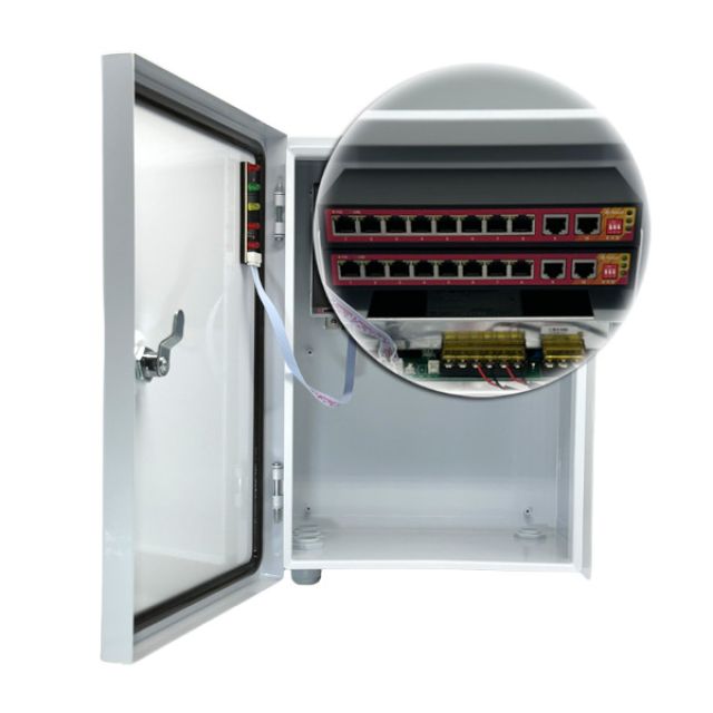 Target TPSPOEWP48050 16ch: Αδιάβροχο τροφοδοτικό UPS 48V DC 5A για IP PoE συσκευές