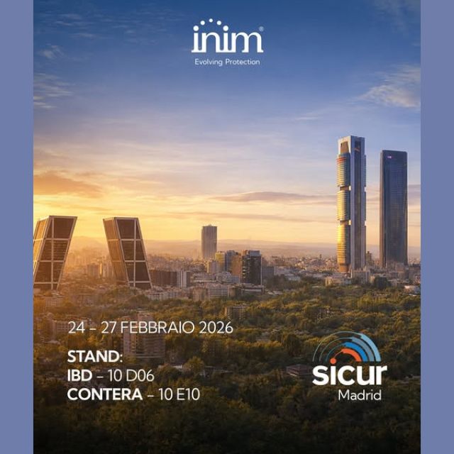 Σημαντική η συμμετοχή της Inim Electronics στη SICUR Madrid 2026