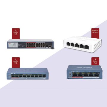 Πλήρης σειρά Ethernet & PoE Switches από την HIKVISION
