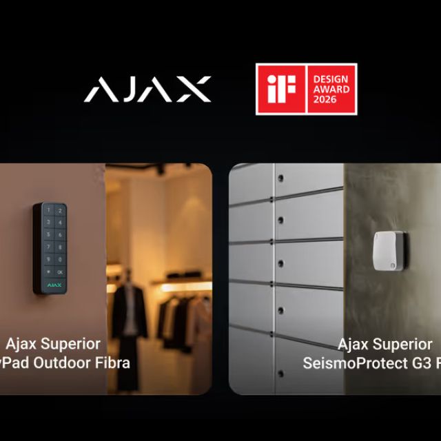 Διπλή βράβευση για την Ajax Systems στα iF DESIGN AWARD 2026