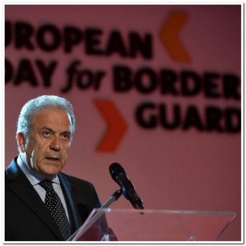 Στην έδρα της Συνοριοφυλακής της ΕΕ ο Αβραμόπουλος