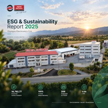 Olympia Electronics: Δημοσίευσε το ESG & Sustainability Report 2025