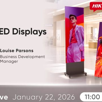 Η Hikvision πραγματοποιεί webinar για τα 5th Gen Poster LED Displays