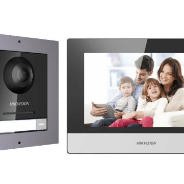 Hikvision DS-KIS602(B): Kit IP θυροτηλεόρασης με οθόνη αφής 7”