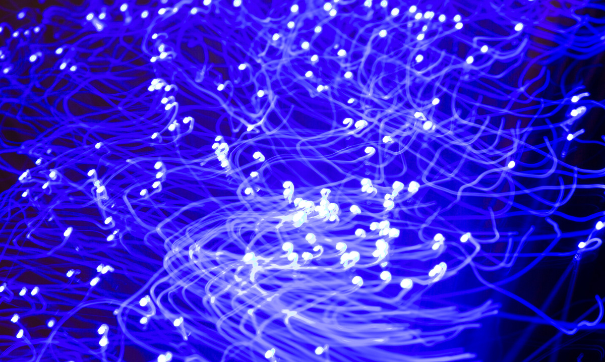 beautiful optical fiber detail 1